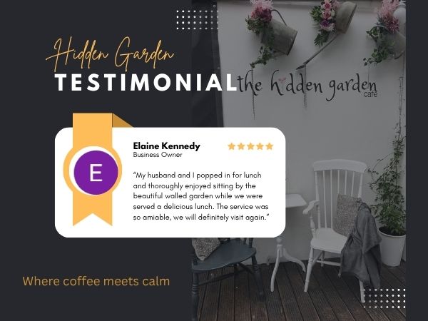 hidden Garden testimonial